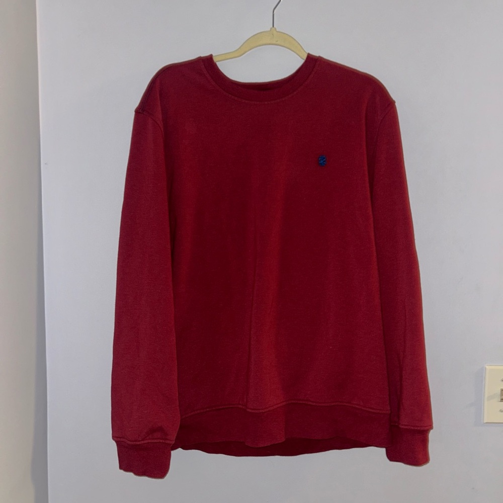 Red IZOD Pull Over Crewneck Sweatshirt